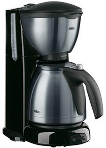 Filtra kafijas automāts Braun CaféHouse Sommelier KF610, melns krās.