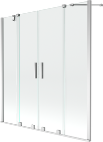 Vannas siena Mexen Velar Duo II, 140 cm x 150 cm, hroma krās./rūdītais