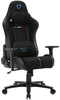 Игровой стул Onex STC Alcantara, 52 x 54 x 123 - 133 см, черный цв.