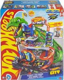 Automobilių stovėjimo aikštelė Mattel Hot Wheels City Ultimate T-Rex JHL98, įvairių spalvų