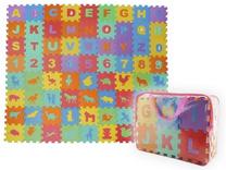 Kilimėlis kūdikiams - dėlionė Carpet Puzzle, 16 cm x 16 cm, 72 vnt, įvairių spalvų