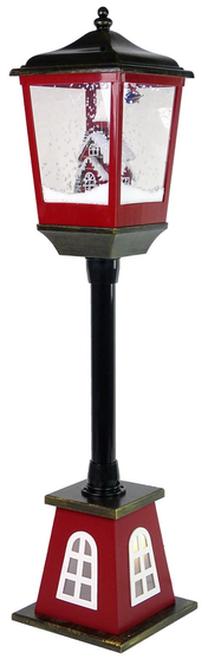 Kalėdinė dekoracija, Žibintas Lean Toys 12636, 18 cm, raudona sp.