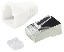 Торцевые Logilink Cat. 6 Plug Connector, 100 шт., белый цв.