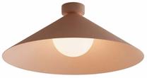 Светильник потолочный Emibig Mono 1L 1882/1L, E14, 1 x 10 Вт, белый цв. / oранжевый цв., 50 x 50 cм