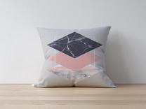 Dekoratyvinės pagalvėlės užvalkalas Mioli Decor 1094, pilka sp./įvairių spalvų, 43 cm x 43 cm
