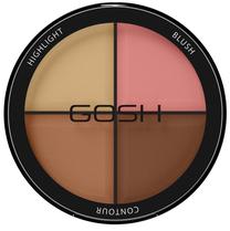 Veido kontūravimo paletė Gosh Contour'n Strobe, 02 medium, 15 g