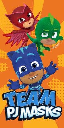 Bērnu dvielis Faro Tekstylia PJ Masks, 140 cm x 70 cm