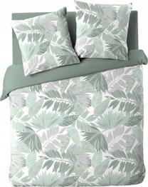 Gultas veļas komplekts Douceur d`Interieur Epicea, balta krās./zaļa krās./pelēka krās., 63 x 63 cm, 220 x 240 cm