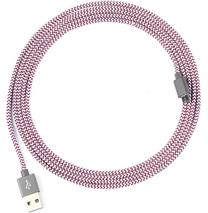 Vads ART USB 2.0 A male, Micro USB male, 2 m, balta krās.