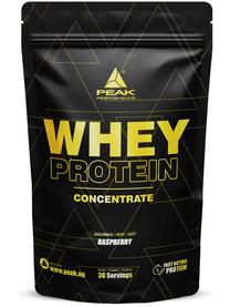 Proteinai Peak Whey Protein Concentrate, aviečių skonio, 1000 g