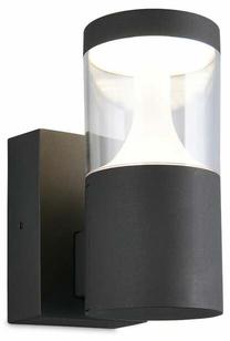 Sieninis lauko šviestuvas Trio Tagus 238560142, 13W, LED, IP65, antracito sp., 12 cm x 24 cm