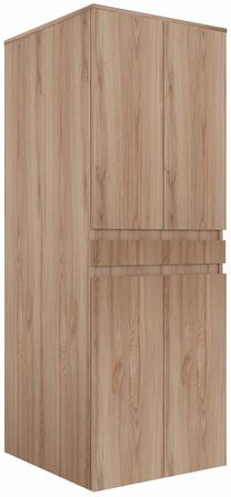 Spintelė skalbimo mašinai Kalune Design Neve 70-015, ąžuolo medienos imitacija sp., 73 cm x 70 cm x 193 cm