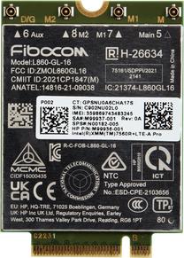 WWAN adapteris HP XMM 7560 R+ LTE Advanced PRO m.2 4G