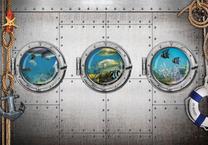 Fototapete Artgeist Portholes SNEW010781SAM, 70 cm x 98 cm