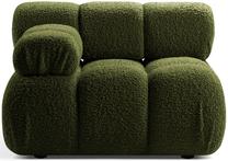 Modulinė sofa Micadoni Bellis Rolf 14, žalia sp., kairinė, 94 x 94 cm x 70 cm