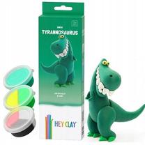 Plastilino rinkinys Hey Clay Dinos Tyrannosaurus, žalia sp.
