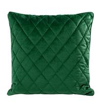 Dekoratyvinės pagalvėlės užvalkalas JYP-02, tamsiai žalia, 45 cm x 45 cm