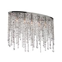 Valgusti lagi Ideal Lux Rain PL5, E14, 5 x 40 W, läbipaistev v. / kroom v.