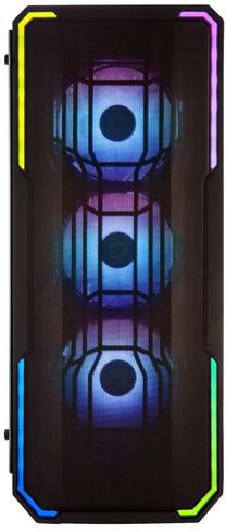Kompiuterio korpusas BitFenix Enso Mesh TG 4ARGB Midi-Tower, juoda sp.