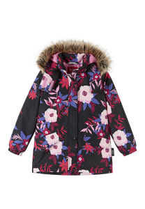 Ziemas jaka ar siltinājumu, bērniem Tutta Selema 6100010A-9991, melna krās./rozā krās., 122 cm