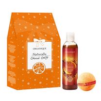 Kūno priežiūros rinkinys Organique Spicy Orange 2024, 2 vnt.