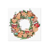 Kalėdinės popierinės servetėlės PAW, 33 cm x 33 cm, įvairių spalvų, 20 vnt.