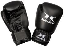 Boksa cimdi Hammer Fit 93806, melna krās., 6 oz