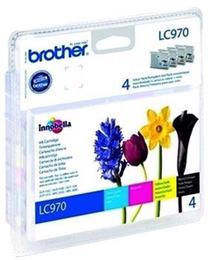 Rašalinio spausdintuvo kasetė Brother LC970, mėlyna sp./juoda sp./geltona sp.