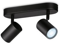 Nutivalgustus kohtvalgusti WiZ Imageo 2, GU10, 2700 - 6500 °K, 2 x 5 W, must v. / must v.
