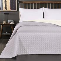 Lovatiesė DecoKing Salice, sidabro sp., 220 cm x 200 cm