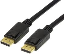Vads Logilink DisplayPort 1.4 Displayport, Displayport, 2 m, melna krās.