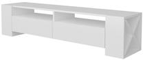 TV galds Kalune Design Sosruko, balta krās., 155 cm x 35 cm x 35 cm