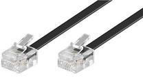 Vads Goobay Telephone Cable RJ-11/RJ-14 To RJ-11/RJ-14 RJ-11 / RJ-14 male 6P4C, RJ-11 / RJ-14 male 6P4C, 3 m