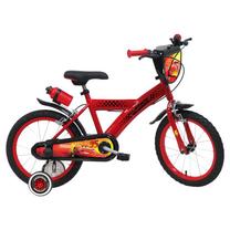 Vaikiškas dviratis, miesto Disney Cars, raudona sp., 16"