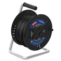Ilgintuvas su rite AY-KA 59-400-31, 3 x 2,5 mm², 30 m, IP44, 4 lizdų, juoda sp.
