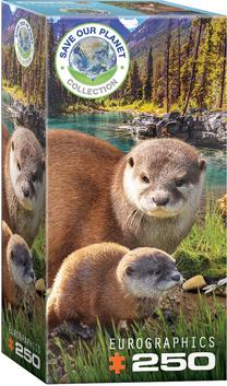 Dėlionė Eurographics Save Our Planet Otters 8251-5558, 48.26 cm x 33.02 cm, 250 vnt., įvairių spalvų