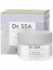 Sejas krēms Dr. Sea Superfood Avocado & Aloe Vera, 50 ml