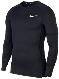 Футболка с длинными рукавами, мужские Nike, черный цв., 2xl