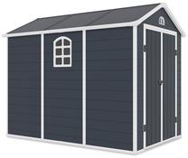 Sodo namelis Vermont, 268 cm x 176 cm x 224 cm, 8490 l, balta sp./pilka sp.