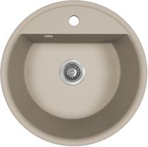 Кухонная мойка Laveo Muna SPU_480Y, гранит, 51 см x 51 см x 20.1 см, бежевый цв.