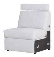 Modulinė sofa Bodzio Lazur, pilka sp., 81 x 73 cm x 97 cm