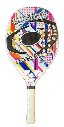 Padel tenisa rakete Vision Supercarbon 8141, daudzkrāsaina