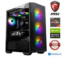 Stacionarus kompiuteris Mdata Gaming 5800X, 1512 GB, DDR4 32 GB, SSD+HDD 512 GB 1 TB, Nvidia GeForce GTX 1650 4 GB GDDR6, Windows 11 90301113