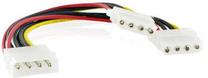 Adapteris 4World 4 pin Molex, 4 pin Molex female x 2, 0.15 m