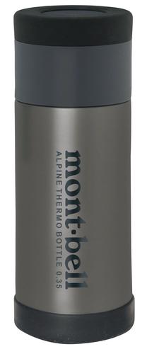 Termosas Mont-Bell Alpine, 0.35 l, juoda sp./pilka sp.