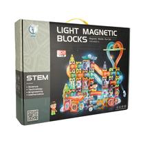 Magnetinis konstruktorius Stem Light, 202 vnt., įvairių spalvų