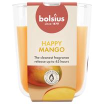 Žvakė, aromatinė Bolsius Happy Mango, 45 h, oranžinė sp.