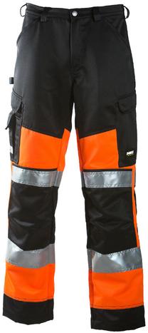 Bikses Dimex, melna krās./oranža krās., 52 izmērs