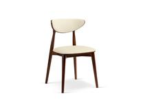 Kėdžių rinkinys Cosmopolitan Design Rina Velvet, matinė, riešuto sp./ivory beige sp., 48 cm x 47.5 cm x 79 cm, 2 vnt.