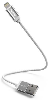Kabelis Hama USB - Lightning USB, Lightning, 0.2 m, balta krās.
